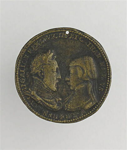Médaille : Henri II et Catherine de Médicis / Charles IX, image 1/2