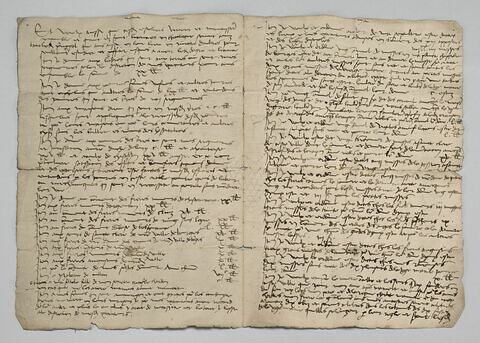Copie du testament de Jeanne de France, signée par elle, image 3/3