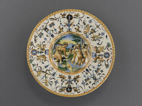 Assiette : Diane et Actéon, image 1/10