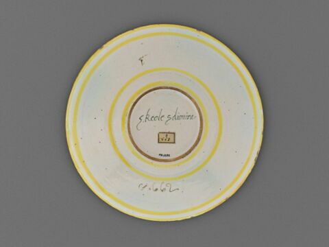 Assiette : Hercule et Omphale, image 2/3