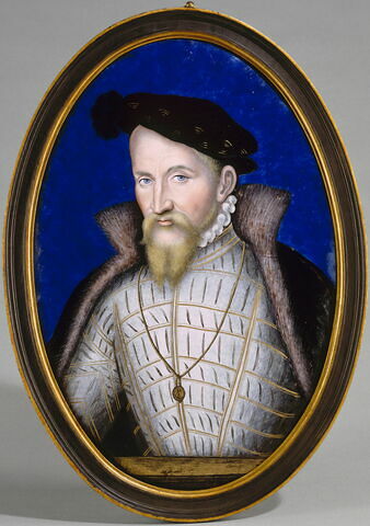 Plaque : Portrait de François de Lorraine, duc de Guise (1520-1563)