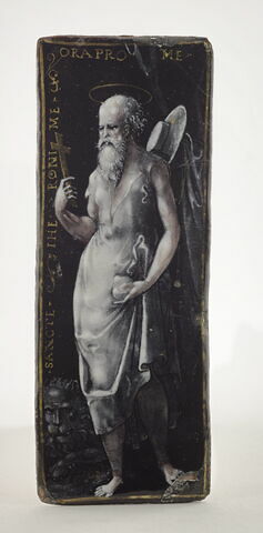 Plaque : Saint Jérôme, d'une série de deux plaques "Les Saints" (OA 82)