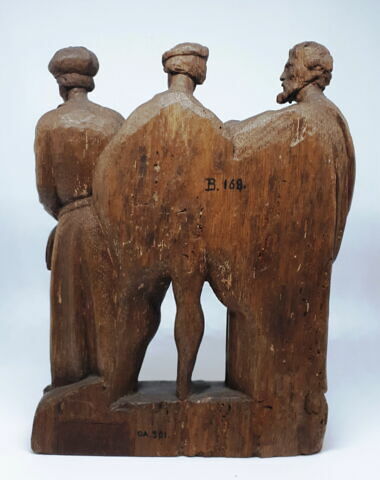 Bas-relief : groupe de trois personnages dans le style du XVIe siècle, image 4/4