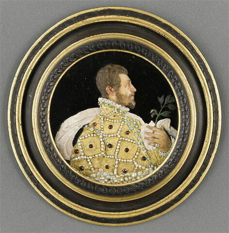 Médaillon rond : François de la Rovere, duc d'Urbino