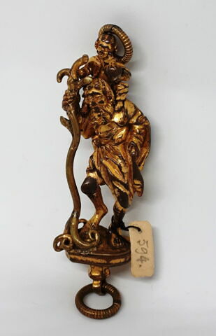 Ornement de suspension : saint Christophe portant l'Enfant Jésus, image 1/2