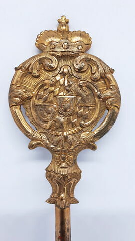Clé de chambellan en bronze doré, image 3/6