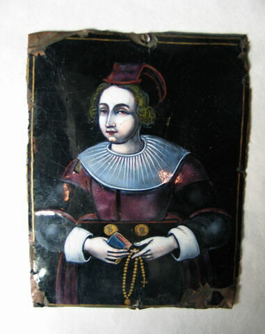 Plaque : Portrait féminin, image 2/3