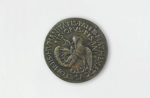 Médaille : Vittorino Ramboldoni da Feltre / un pélican sur son nid, image 2/2