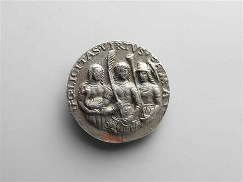 Médaille : Antonio Pizamani / trois allégories, image 2/2