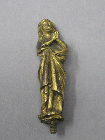Statuette d'un ensemble de douze provenant d'une châsse : Vierge de Calvaire