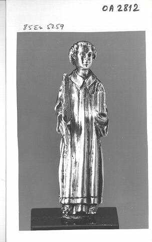 Statuette : un saint tenant une palme et un livre, image 5/5