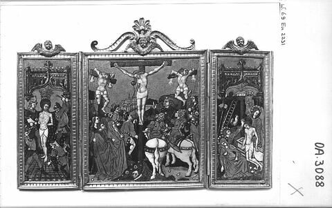 Triptyque : la Crucifixion entre La Flagellation et la Descente de Croix, image 11/11