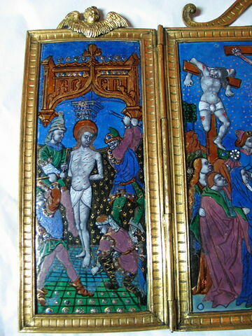 Triptyque : la Crucifixion entre La Flagellation et la Descente de Croix, image 4/11