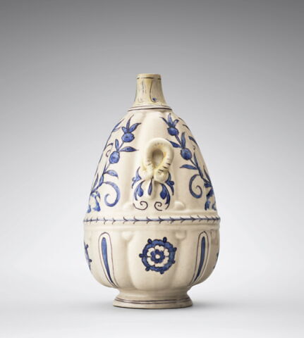 Vase côtelé à deux anses, image 2/8