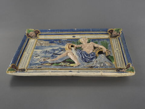 Plaque rectangulaire : Allégorie de l'Eau, image 3/12