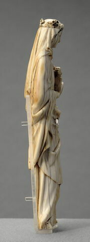 Statuette : Vierge à l'Enfant debout, image 3/5