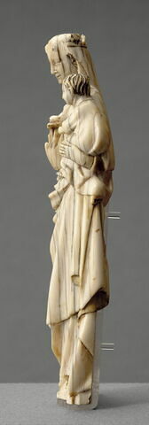 Statuette : Vierge à l'Enfant debout, image 4/5