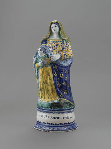 Groupe : sainte Anne et la Vierge