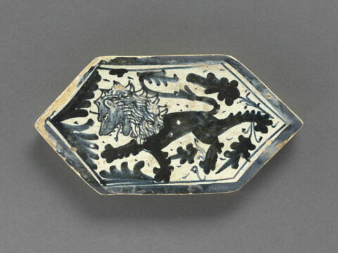 Carreau hexagonal : Lion