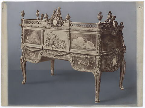 Secrétaire à cylindre du Cabinet Intérieur de Louis XV à Versailles, image 12/14