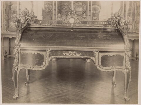 Secrétaire à cylindre du Cabinet Intérieur de Louis XV à Versailles, image 10/14