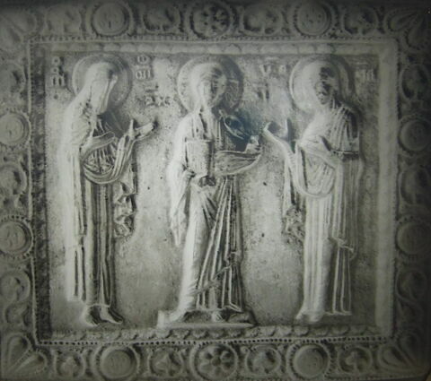 Plaquette : Le Christ entre la Vierge et Saint Jean Baptiste (Deisis)