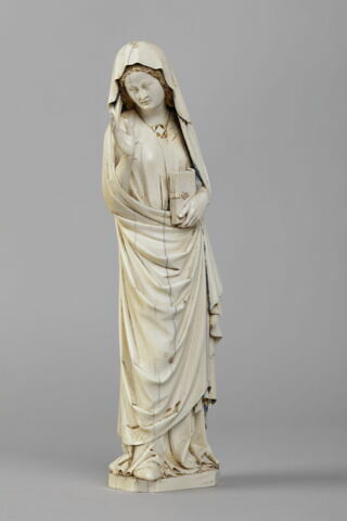 Statuette : Vierge d'Annonciation, image 3/7