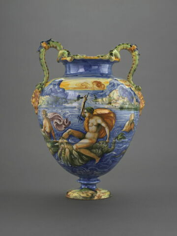 Vase à deux anses : Tritons et Néréides, image 4/8