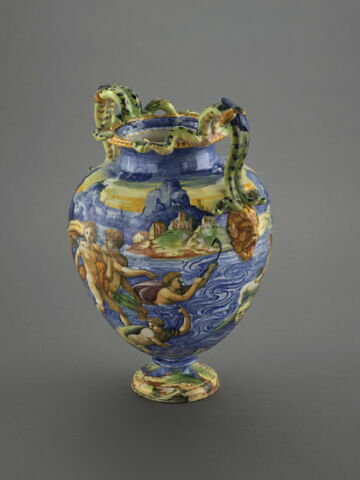 Vase à deux anses : Tritons et Néréides, image 6/8