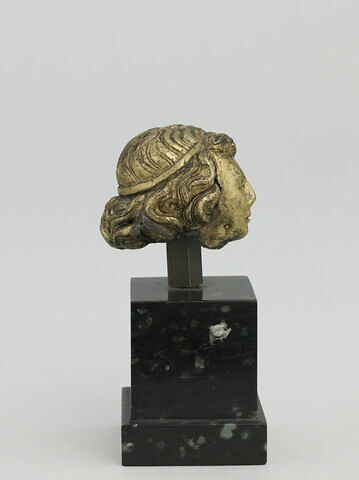 Fragment d'une statuette : Tête d'ange, image 3/5