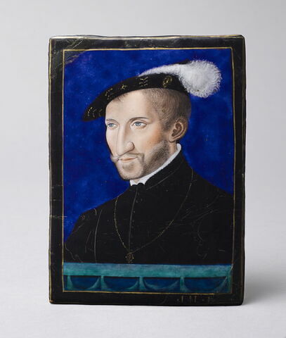 Plaque : Portrait d'Henri d'Albret (1503-1555), image 1/2