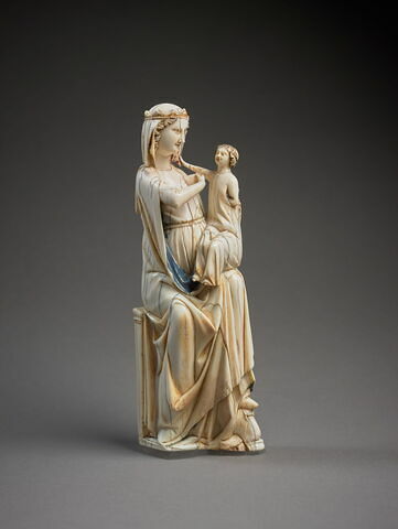 Statuette : Vierge à l'Enfant allaitant