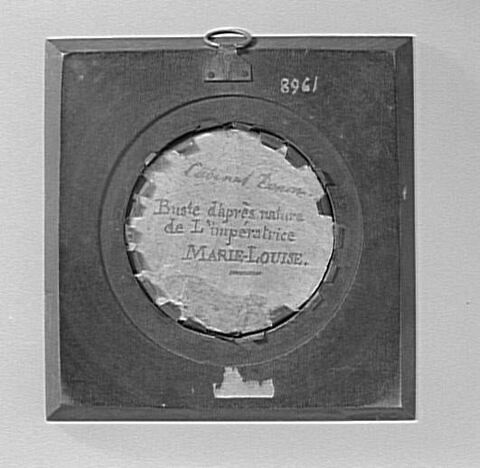 Médaillon avec profil de l'impératrice Marie-Louise, encadré, image 2/2