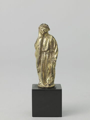 Statuette : saint Jean de calvaire s'appuyant la joue sur une main