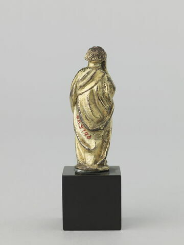 Statuette : saint Jean de calvaire s'appuyant la joue sur une main, image 4/4