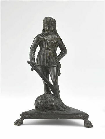 Statuette : David vainqueur de Goliath, image 1/9