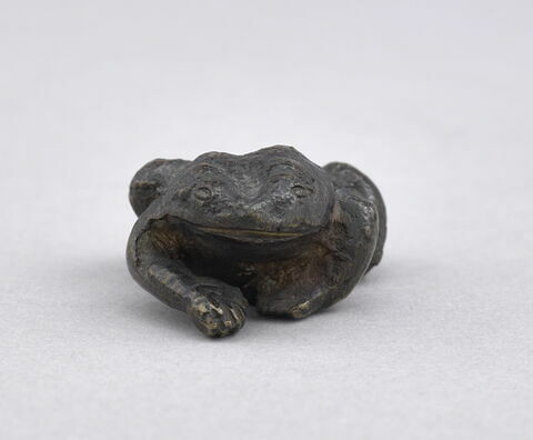 Statuette : petite grenouille au naturel, image 4/4