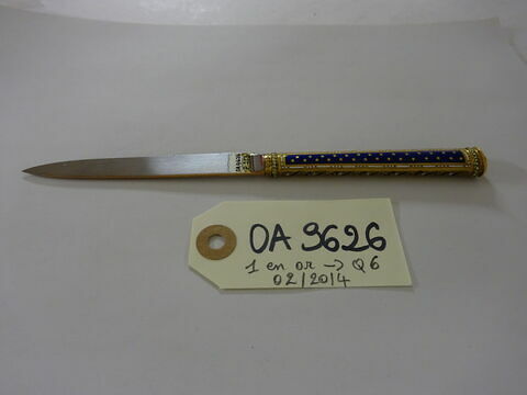 Couteau à dessert à lame d'or, d'une paire (avec OA 9626 2), image 2/6