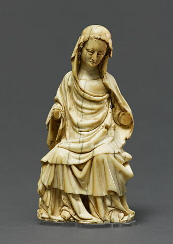 Statuette : Vierge trônant