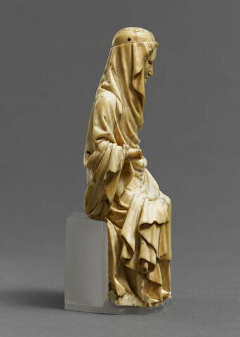 Statuette : Vierge trônant, image 3/4