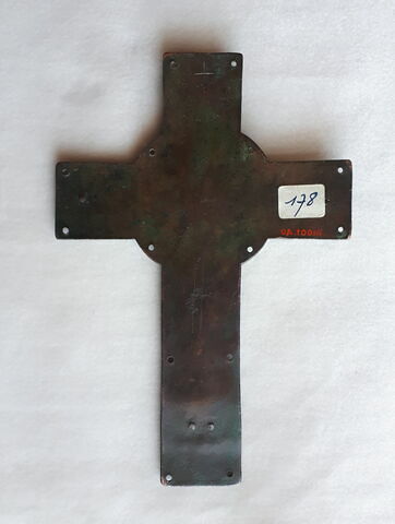 Plaque centrale de croix : Christ d'applique non couronné, image 4/7