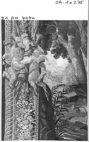 Abraham et Isaac se rendant au sacrifice, de la tenture de l'Ancien Testament, image 4/7