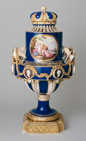 Vase "royal" dit "vase Tourterelles"