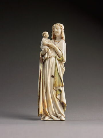 Figure d'applique : Vierge à l'Enfant debout