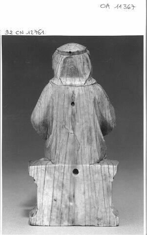Statuette : Vierge à l'Enfant trônant, image 2/5