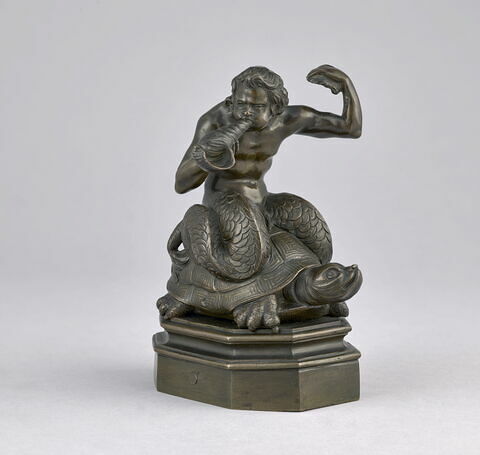 Statuette : Triton chevauchant une tortue, image 1/9
