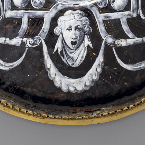 Plat rond à ombilic : le Jugement de Salomon, image 2/5