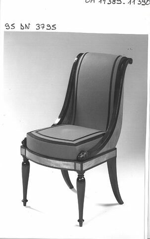 Chaise du salon de Madame Récamier (OA 11384 à 11391), d'une paire avec OA 11389, image 2/3