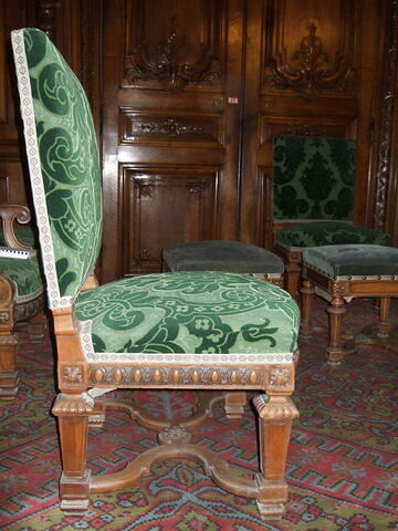 Chaise de l'antichambre Napoléon III (d'un ensemble de huit), image 2/2