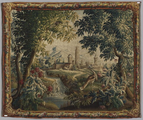Paysage avec architectures et oiseau, image 13/14